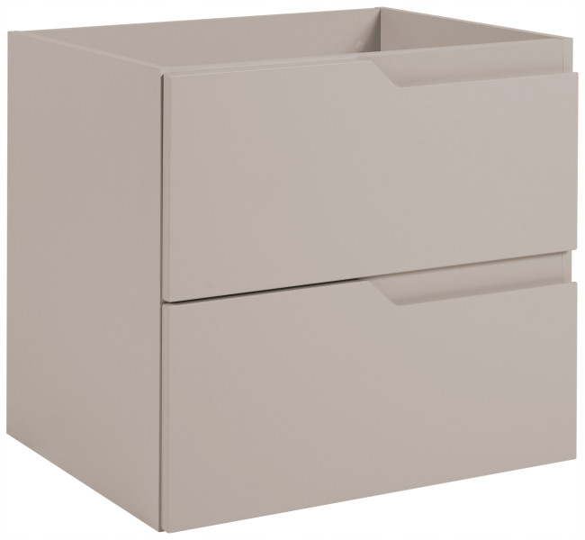 Szafka MODERN 60 cm kaszmir MDF frezowane uchwyty nowoczesna 808810