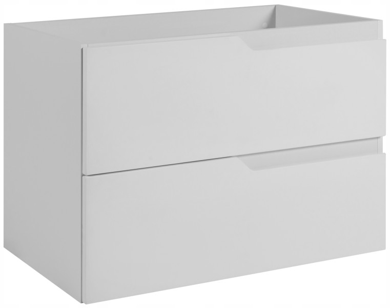 Szafka MODERN 80 cm biała MDF frezowane uchwyty nowoczesna 808808