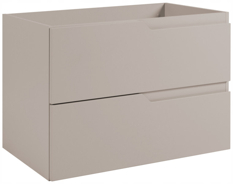 Szafka MODERN 80 cm kaszmir MDF frezowane uchwyty nowoczesna 808811