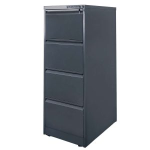 Szafka Na Dokumenty Kartotekowa Biurowa Metalowa 4 Szuflady Grafit FURVERO 1079182 Szafka Na Dokumenty Kartotekowa Biurowa Metalowa 4 Szuflady Grafit FURVERO 1079182