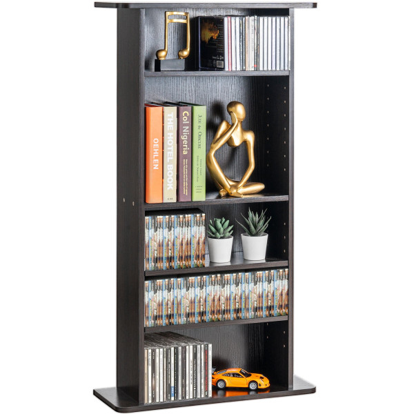 Szafka na Płyty CD/DVD z Regulowanymi Półkami 240 Płyt 808105