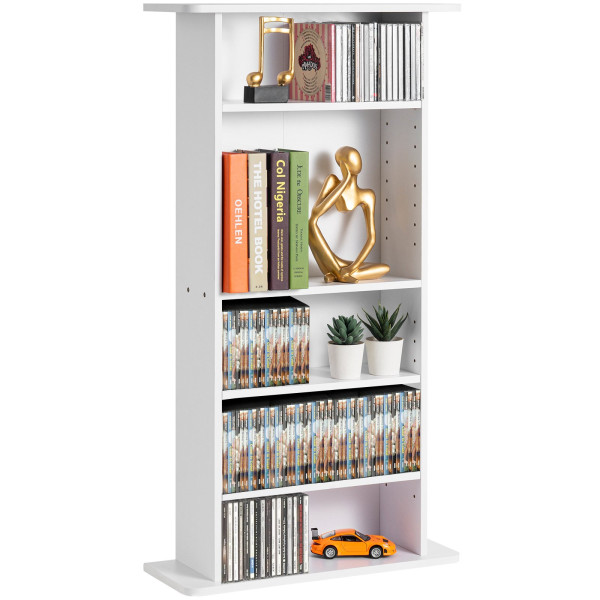 Szafka na Płyty CD/DVD z Regulowanymi Półkami 240 Płyt 804670