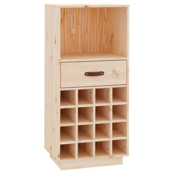 Szafka na wino Brąz Drewno sosnowe vidaXL 129946