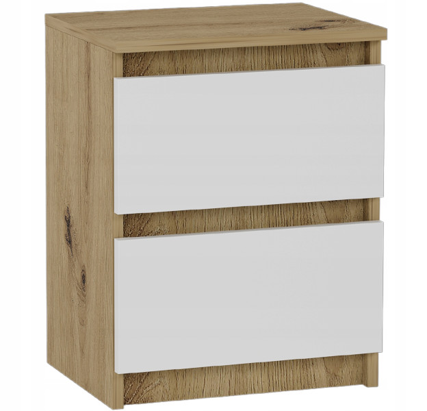 Szafka nocna 40cm 2 szuflady komoda stolik FRAMIRE R-2 artisan mix 946886