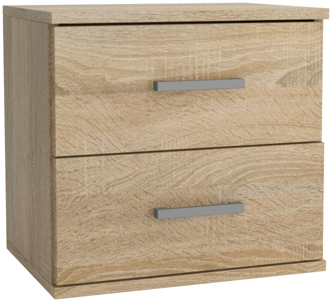 Szafka nocna 48 cm z szufladami GRETA dąb sonoma 874291