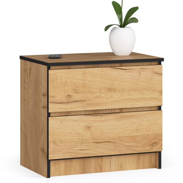 Szafka nocna AKORD K60 Dąb Craft 60 cm mat 60x40x55 cm 302660