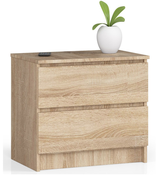 Szafka nocna AKORD K60 Dąb Sonoma 60 cm mat 60x40x55 cm 302657