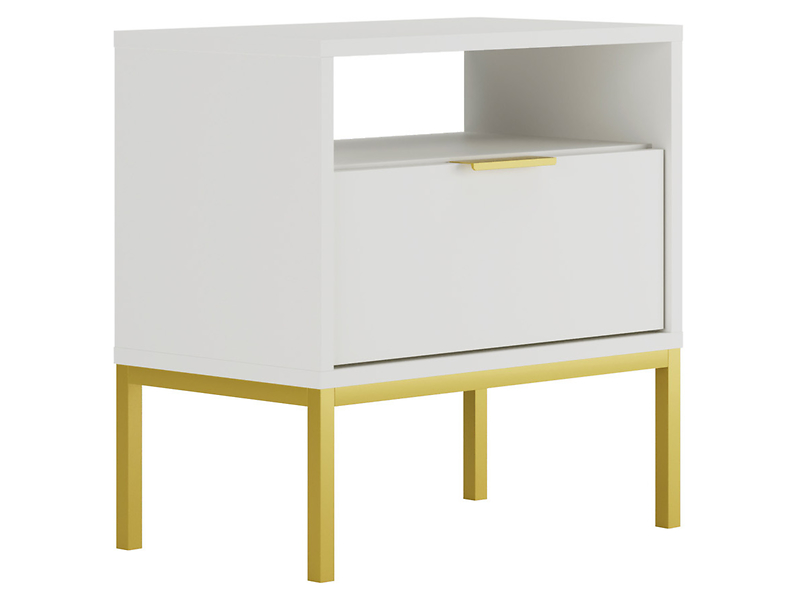 Szafka nocna Austin 55 cm biała 354853