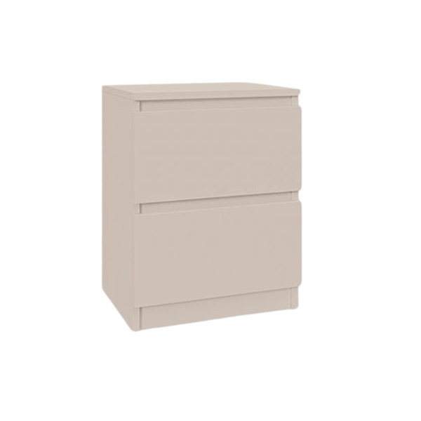 Szafka nocna BASIC 2 szuflady – Kaszmir | 40x53x40 cm 748169