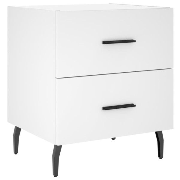 Szafka Nocna Biała Komoda Stolik Półka Nocna Do Sypialni 40x35x47.5 cm 855119