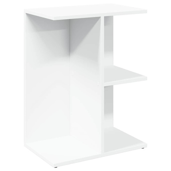 Szafka Nocna Biała Komoda Stolik Półka Nocna Do Sypialni 46.5x29x61 cm 848199