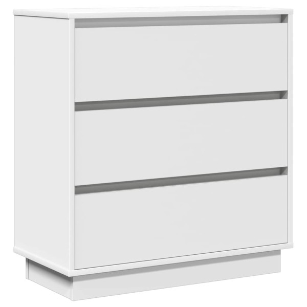 Szafka Nocna Biała Komoda Stolik Półka Nocna Do Sypialni 71 x 34.5 x 75 cm 857551