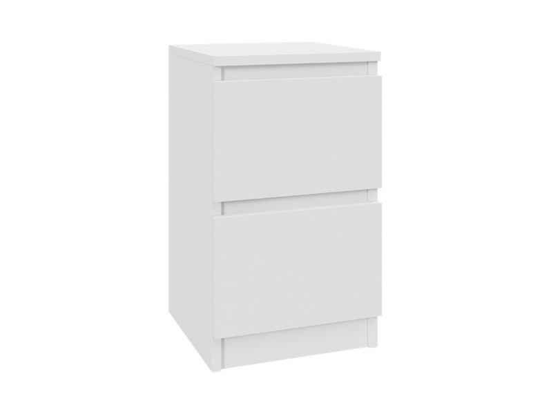Szafka nocna BIAŁA - stolik 30 cm - 2 szuflady. Sypialnia 223281