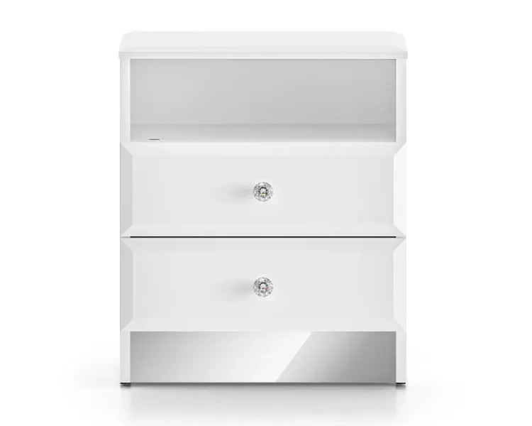 Szafka nocna BLANC 04 2S biały połysk 664586
