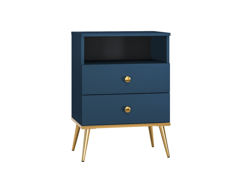 Szafka nocna BLU 2S granatowa 276551