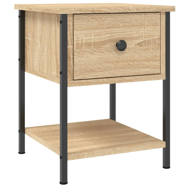 Szafka Nocna Brąz Komoda Stolik Półka Nocna Do Sypialni 34x35.5x45 854949