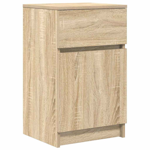 Szafka Nocna Brąz Komoda Stolik Półka Nocna Do Sypialni 39x35x65 851893