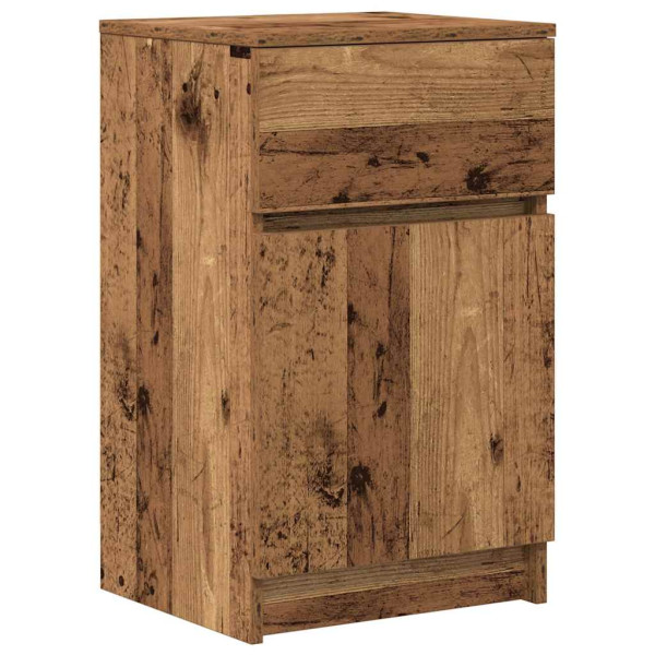 Szafka Nocna Brąz Komoda Stolik Półka Nocna Do Sypialni 39x35x65 851759