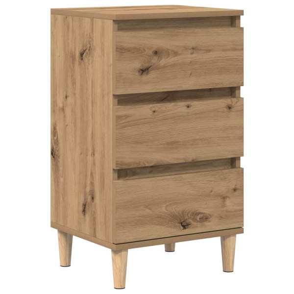 Szafka Nocna Brąz Komoda Stolik Półka Nocna Do Sypialni 40 x 35 x 70 cm 857862