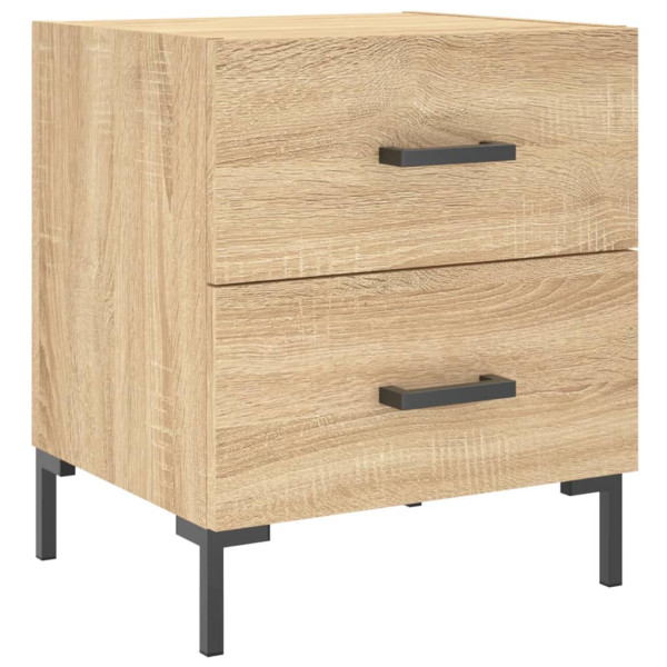 Szafka Nocna Brąz Komoda Stolik Półka Nocna Do Sypialni 40x35x47.5 cm 852425