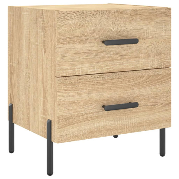 Szafka Nocna Brąz Komoda Stolik Półka Nocna Do Sypialni 40x35x47.5 cm 855130