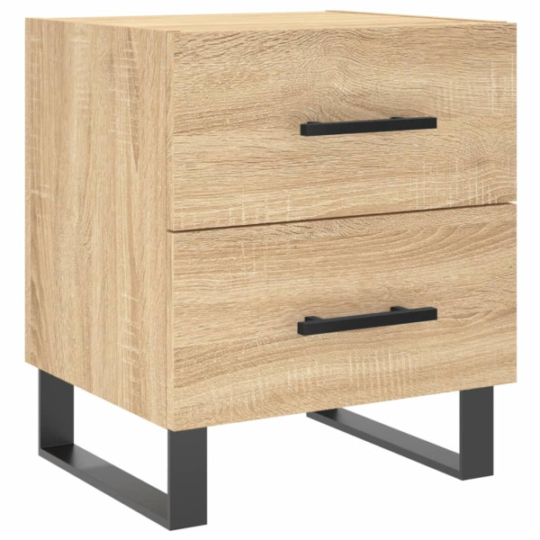 Szafka Nocna Brąz Komoda Stolik Półka Nocna Do Sypialni 40x35x47.5 cm 855163