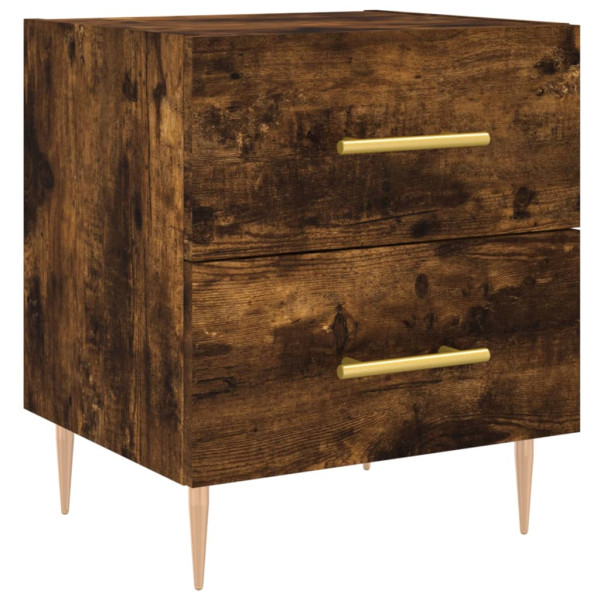 Szafka Nocna Brąz Komoda Stolik Półka Nocna Do Sypialni 40x35x47.5 cm 857406