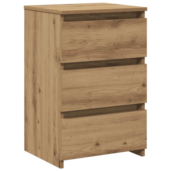 Szafka Nocna Brąz Komoda Stolik Półka Nocna Do Sypialni 40x35x62.5 cm 852408
