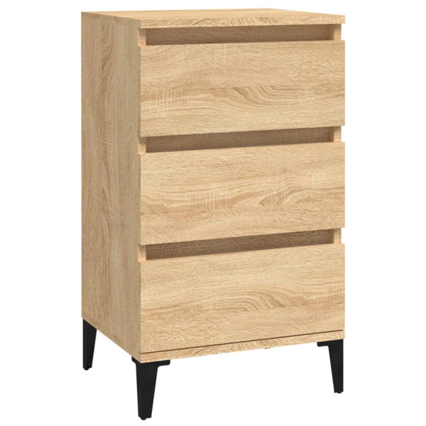 Szafka Nocna Brąz Komoda Stolik Półka Nocna Do Sypialni 40x35x70 cm 857196