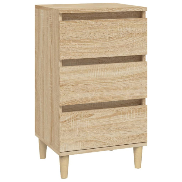 Szafka Nocna Brąz Komoda Stolik Półka Nocna Do Sypialni 40x35x70 857283