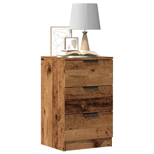 Szafka Nocna Brąz Komoda Stolik Półka Nocna Do Sypialni 40x36x65cm 855091