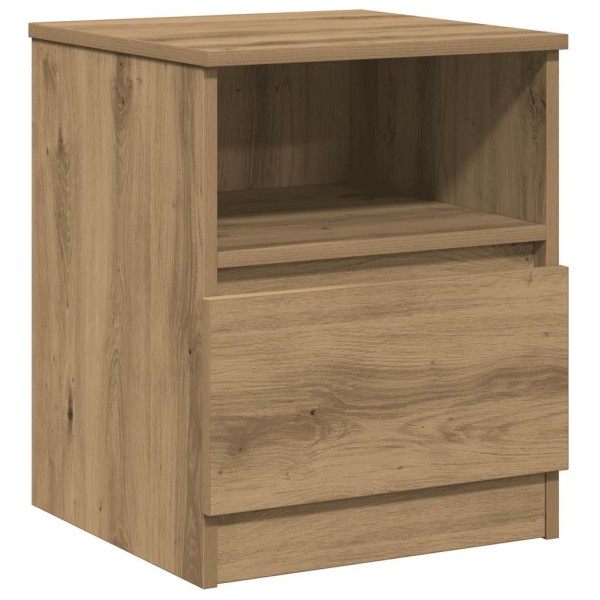 Szafka Nocna Brąz Komoda Stolik Półka Nocna Do Sypialni 40x40x50 855005