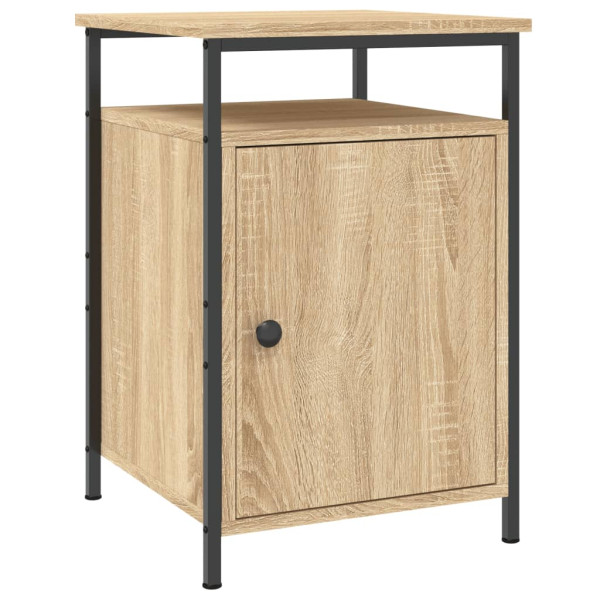 Szafka Nocna Brąz Komoda Stolik Półka Nocna Do Sypialni 40x42x60 cm 857558