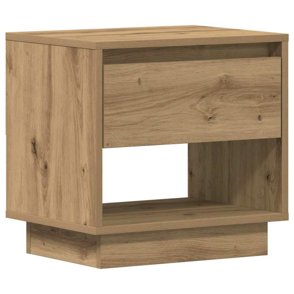 Szafka Nocna Brąz Komoda Stolik Półka Nocna Do Sypialni 45 x 34 x 44 cm 855181