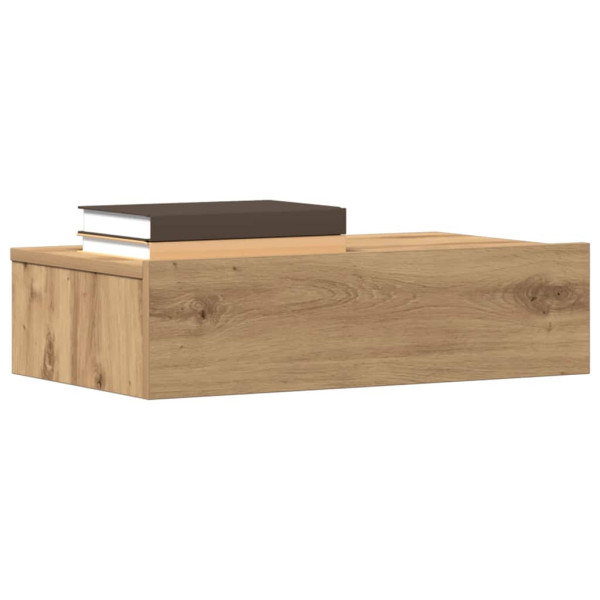 Szafka Nocna Brąz Komoda Stolik Półka Nocna Do Sypialni 60x35 cm 855857