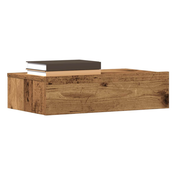 Szafka Nocna Brąz Komoda Stolik Półka Nocna Do Sypialni 60x35 cm 855852
