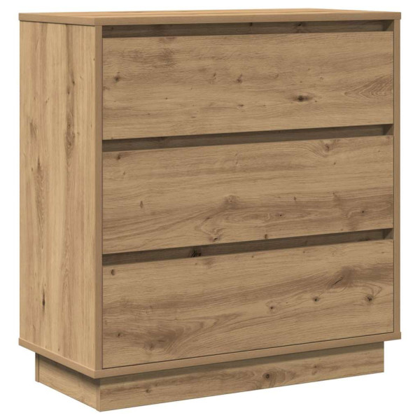 Szafka Nocna Brąz Komoda Stolik Półka Nocna Do Sypialni 71 x 34.5 x 75 cm 857274
