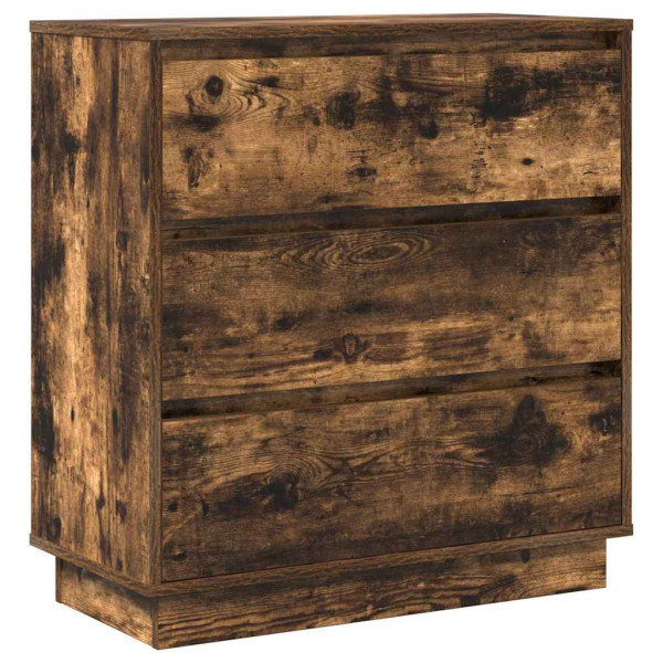 Szafka Nocna Brąz Komoda Stolik Półka Nocna Do Sypialni 71 x 34.5 x 75 cm 857297