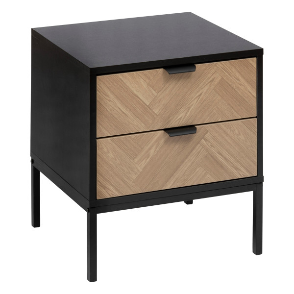 Szafka nocna CHEVRONS, 50 x 40 x 45 cm 620942