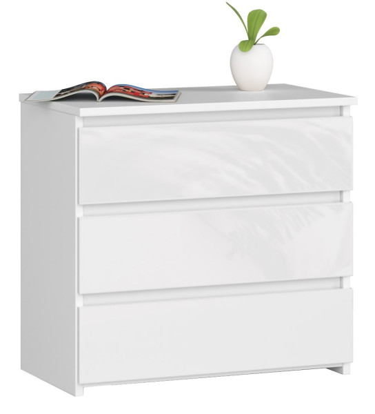 Szafka Nocna Cl3 60 Cm Pk Biała / Biały Połysk 727948