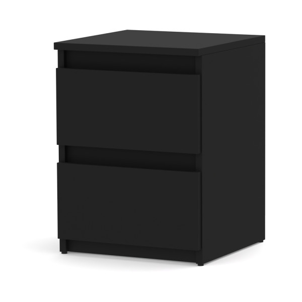 Szafka nocna czarna 40cm nowoczesna stolik nocny nakastlik 439420