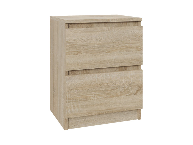 Szafka nocna DĄB - stolik 40 cm - 2 Szuflady. Sypialnia 223283
