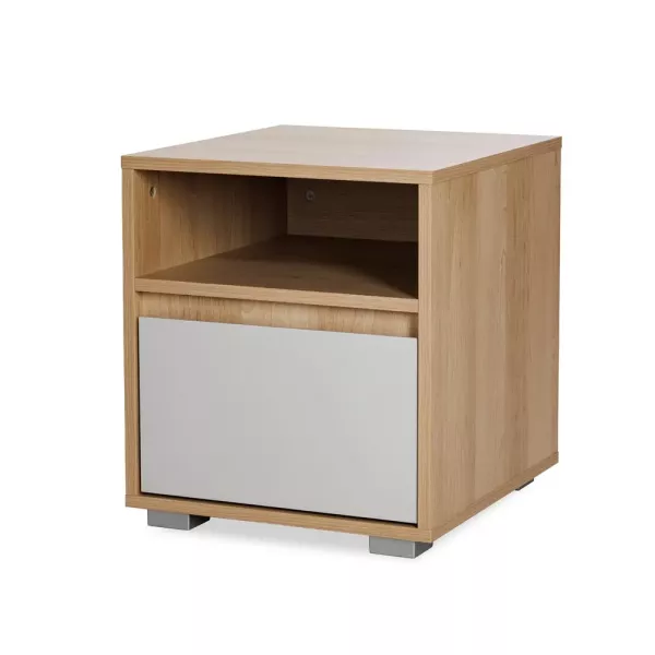 Szafka nocna DALIA 42cm buk/szara 741456