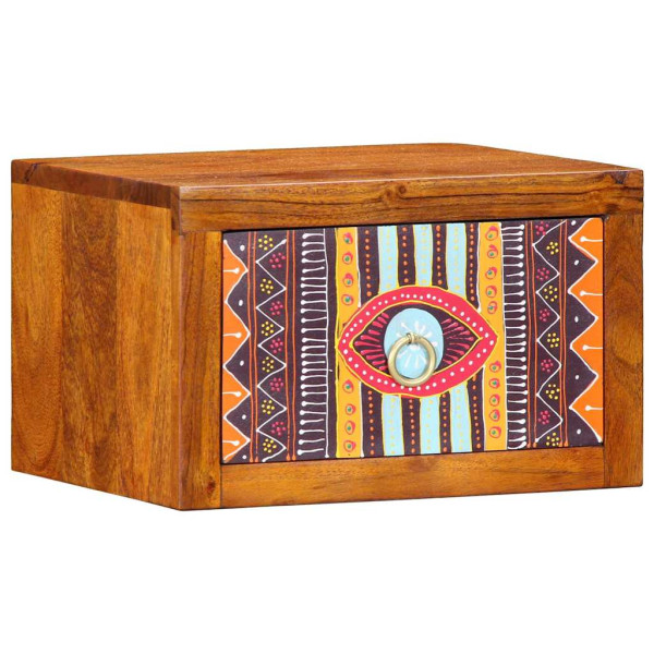 Szafka Nocna Drewniana Komoda Stolik Nocny Do Sypialni 35 x 30 x 22 cm 855012