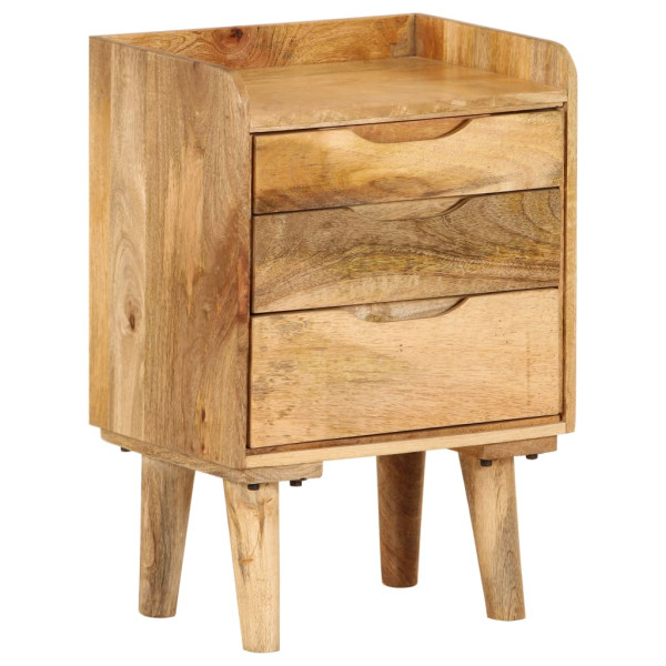 Szafka Nocna Drewniana Komoda Stolik Nocny Do Sypialni 40 x 30 x 59.5 cm 852472