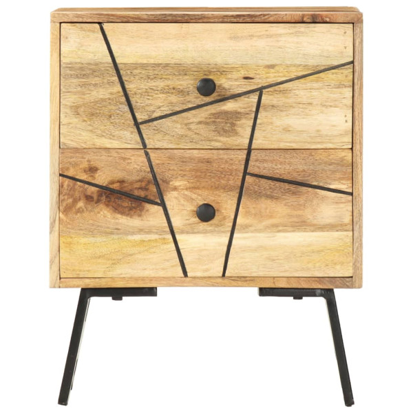 Szafka Nocna Drewniana Komoda Stolik Nocny Do Sypialni 40x30x50 cm 857220