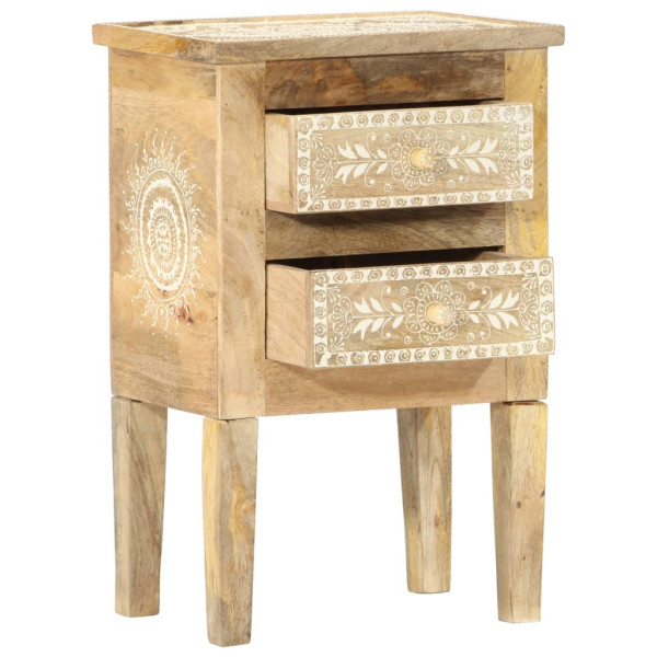 Szafka Nocna Drewniana Komoda Stolik Nocny Do Sypialni 40x30x60 cm 852452
