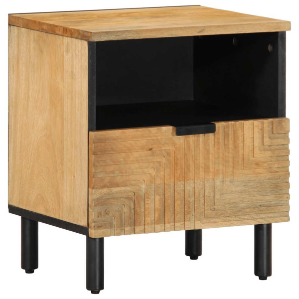Szafka Nocna Drewniana Komoda Stolik Nocny Do Sypialni 40x33x46 cm 852676