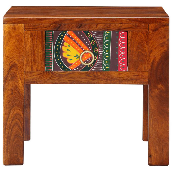 Szafka Nocna Drewniana Komoda Stolik Nocny Do Sypialni 40x40x36 cm 854941