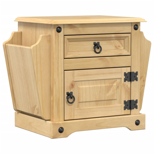 Szafka Nocna Drewniana Komoda Stolik Nocny Do Sypialni 45x35x47.5 cm 852437